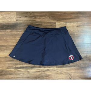 ANTIGUA MINNESOTA TWINS WOMENS NAVY BLUE CHIP SKORT SKIRT Size‎ 2XL NWT